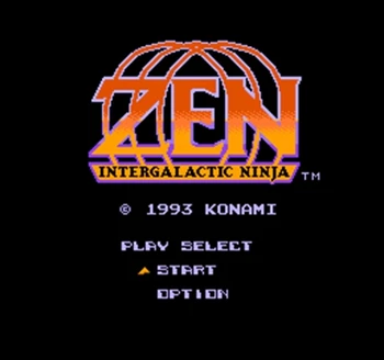 Zen Intergalaktický Ninja Regióne Zadarmo, 8 Bit Hra Karty Pre 72 Pripnúť Video Prehrávača Hier