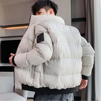 Zimné 2020 nový štýl mužov bavlnená bunda bavlnená bunda pánske bežné klasické bundu, veľkosť M-5XL 6XL 7XL