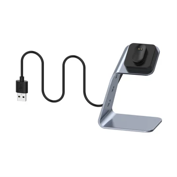 Zliatina hliníka USB Nabíjací Dok Kolísky Dock Držiak Pre -Fitbit inšpirovať H Eso 2 Magnetické Nabíjací Stojan Smart Hodinky