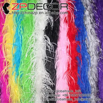 ZPDECOR 35 g 2yards/veľa Multi-Farebné Kvalitné Načechraný Remeselníci Pštrosie Perie Oblak, Šatka Šaty pre Svadobné Dekorácie